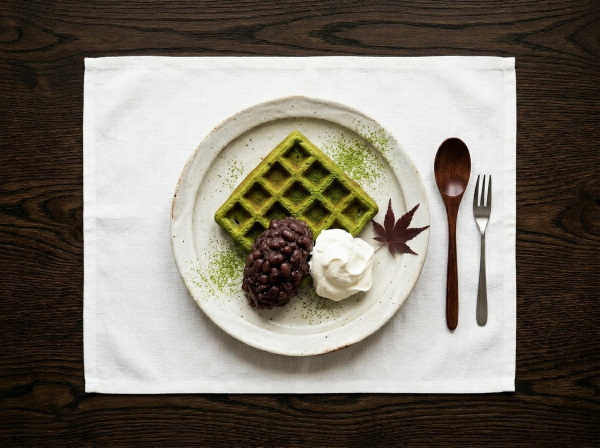 抹茶ワッフル